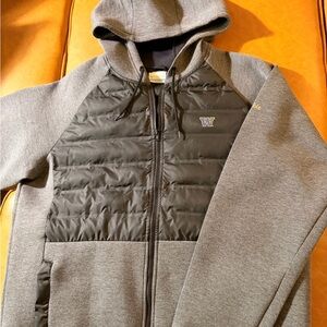Men’s Large Gray and Black University of Washington Columbia Hooded Jacket/Hoody